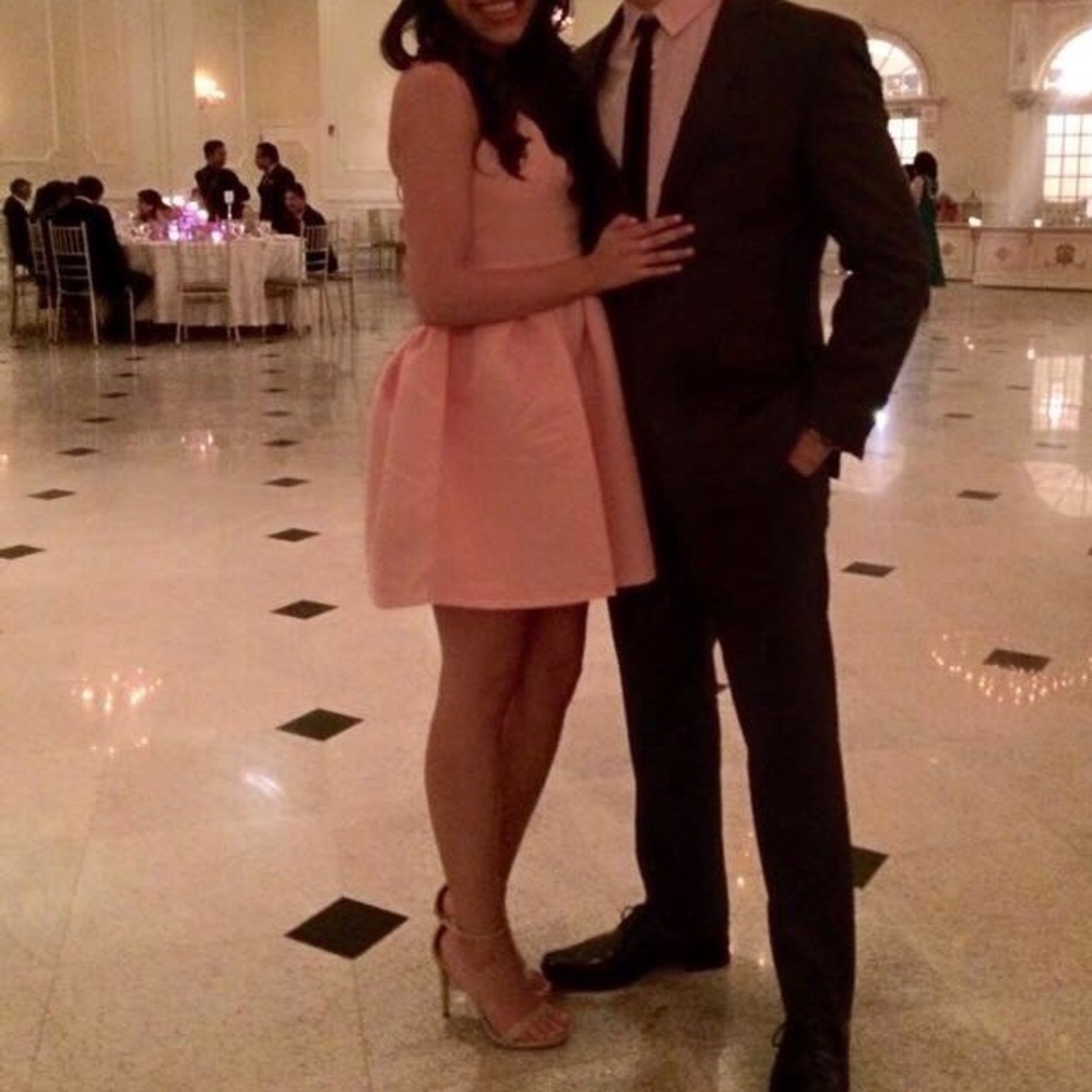 L’atiste peach dress